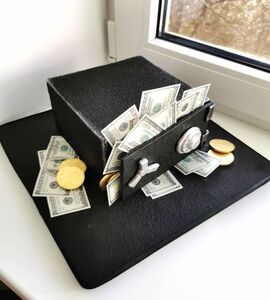 Торт сейф с деньгами №171121