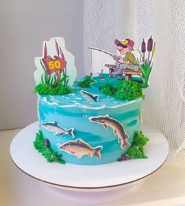 Торт морская тематика №157906