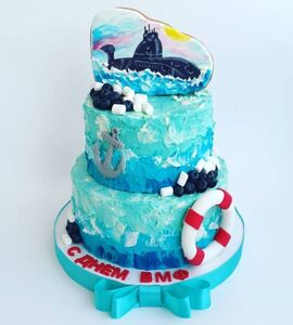 Торт морская тематика №157911