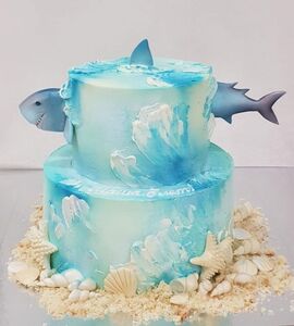 Торт морская тематика №157915