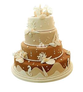 Свадебный торт Сиалем