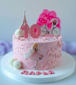 Торт на День Рождения девочке 10 лет №236419