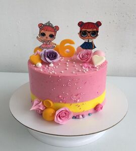 Торт на 6 лет девочке №236083