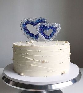 Торт на 45 лет свадьбы №195111