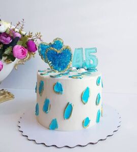 Торт на 45 лет свадьбы №195125