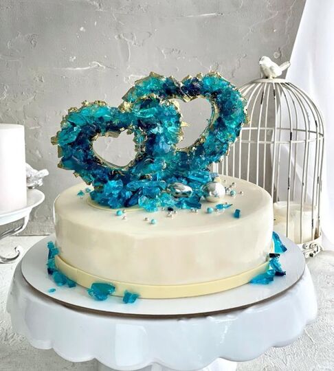 Торт на 45 лет свадьбы №195140