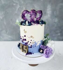 Торт на Сапфировую свадьбу №195160