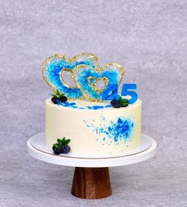 Торт на Сапфировую свадьбу №195180