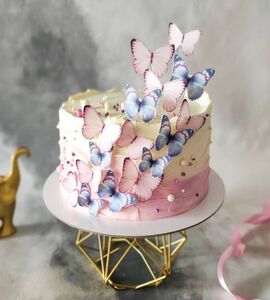 Торт с бабочками для девочки №127621