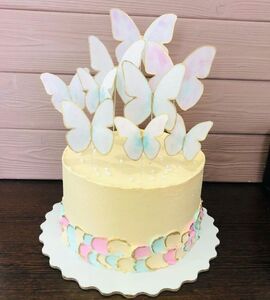 Торт с бабочками для девочки №127637