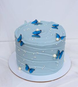 Торт с бабочками для девочки №127642