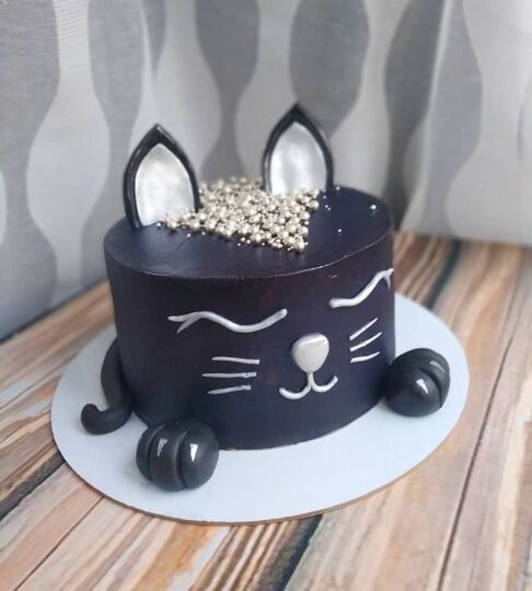 Торт черная кошка №185206