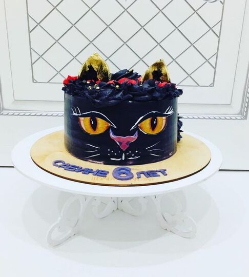Торт черная кошка №185217