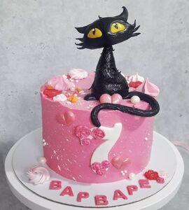Торт черная кошка №185222