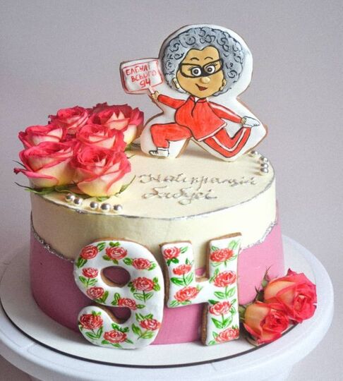 Торт на 94 года женщине №112510