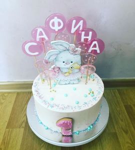 Торт на 1 годик девочке №211714