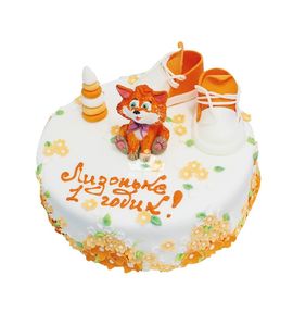 Торт на 1 годик девочке №211732