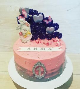 Торт на 1 годик девочке №211741