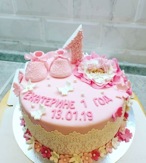 Торт на 1 годик Екатерине №211743