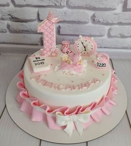 Торт на 1 годик девочке №211755