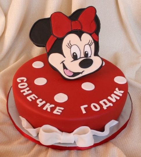 Торт на 1 годик девочке Сонечке №211759