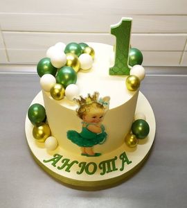 Торт на 1 годик девочке №211770