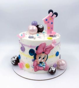 Торт на 1 год девочке №211895