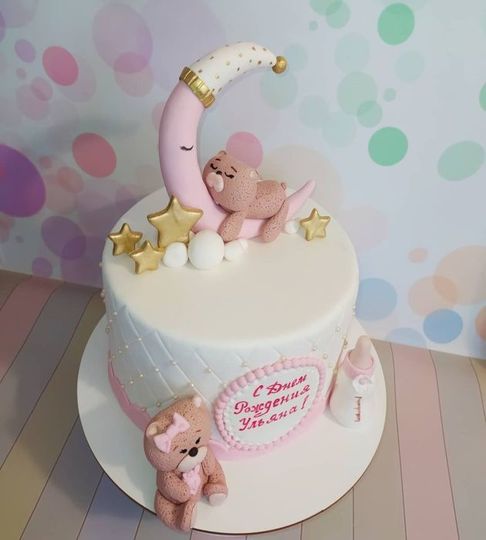 Торт на 1 год девочке №211896