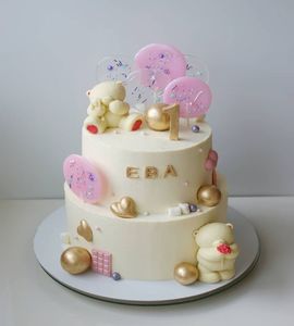 Торт на 1 год девочке №211898