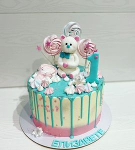 Торт на 1 год девочке №211902