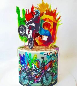 Торт велосипед №465153