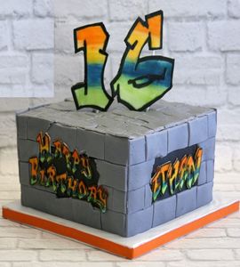 Торт граффити №312059