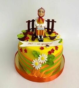 Торт на 90 лет бабушке №477802