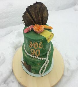 Торт на 90 лет бабушке №477806