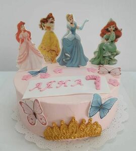 Торт принцессе на 7 лет №485526