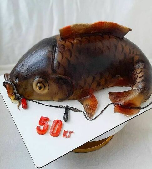 Торт с рыбой 50 кг №492303