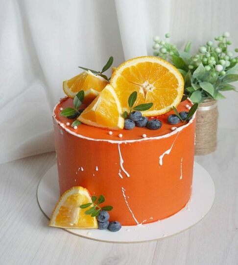Торт оранжевый №509508
