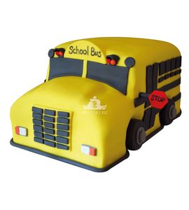 Торт Школьный автобус