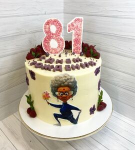 Торт на 81 год женщине №111403