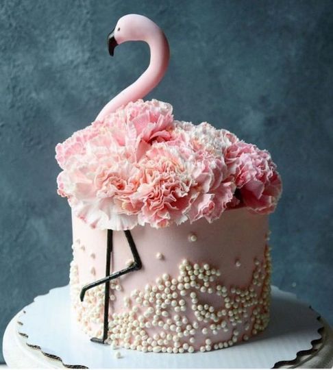 Торт Фламинго девушке №293215