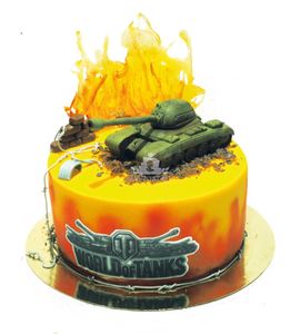 Торт Огненный танк