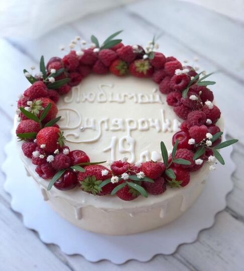 Торт на 19 лет девушке Диляре №106536