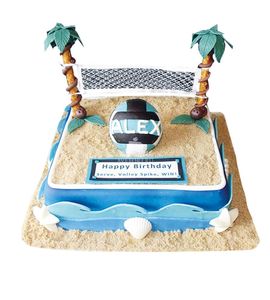 Торт Пляжный волейбол