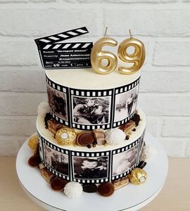 Торт на 69 лет мужчине №117414