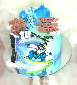 Торт сноубордисту №464832