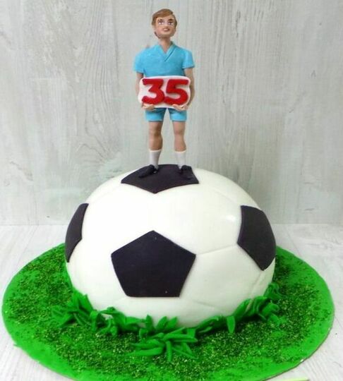 Торт футбольный мяч №461602