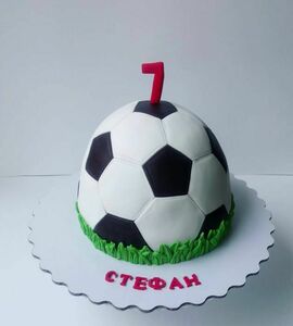 Торт футбольный мяч №461614