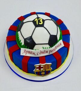 Торт футбольный мяч №461647