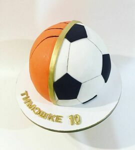 Торт футбольный мяч №461702