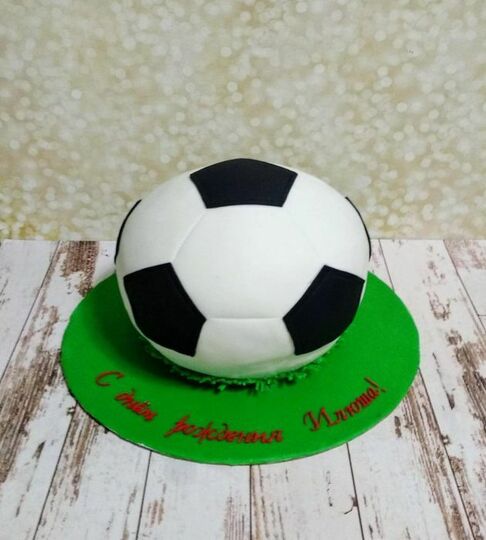 Торт футбольный мяч №461736